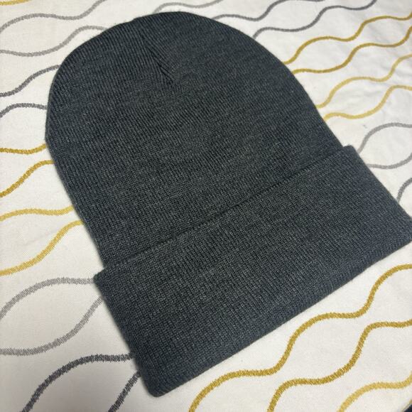NWOT Carhartt Men’s Women’s Gray Beanie Hat Cap Harley Davidson HD Card Visa - Picture 2 of 5